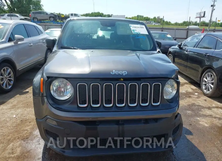 JEEP RENEGADE 2018 vin ZACCJBABXJPJ44895 from auto auction Iaai