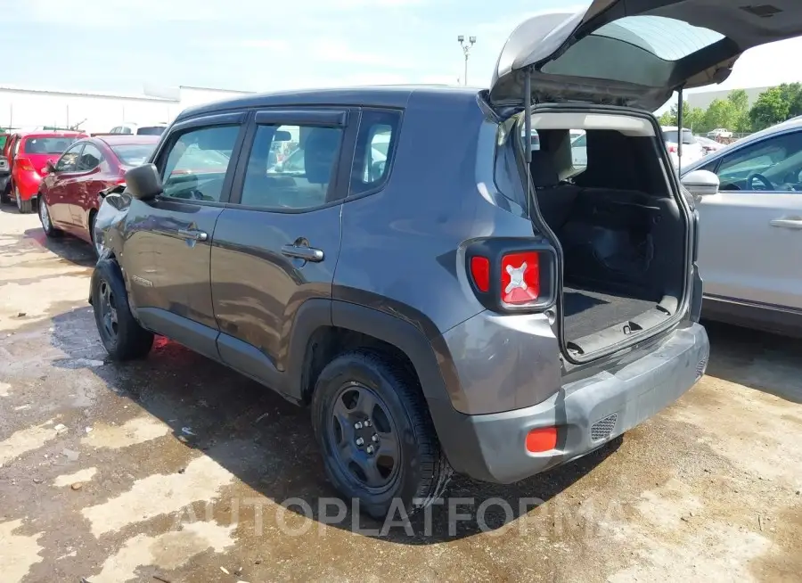 JEEP RENEGADE 2018 vin ZACCJBABXJPJ44895 from auto auction Iaai