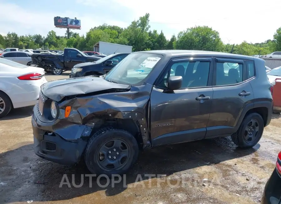 JEEP RENEGADE 2018 vin ZACCJBABXJPJ44895 from auto auction Iaai