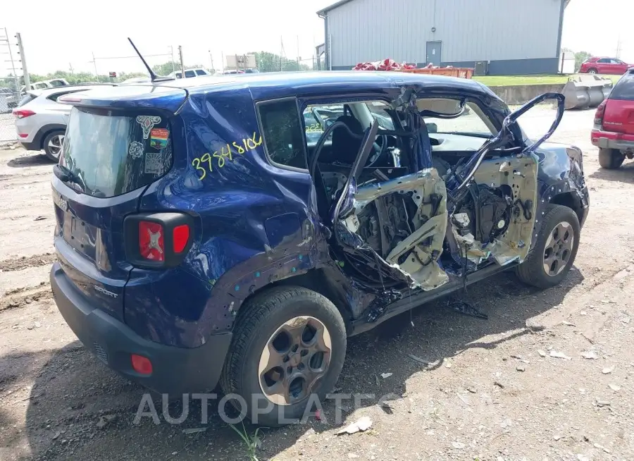 JEEP RENEGADE 2016 vin ZACCJBAT2GPC81205 from auto auction Iaai