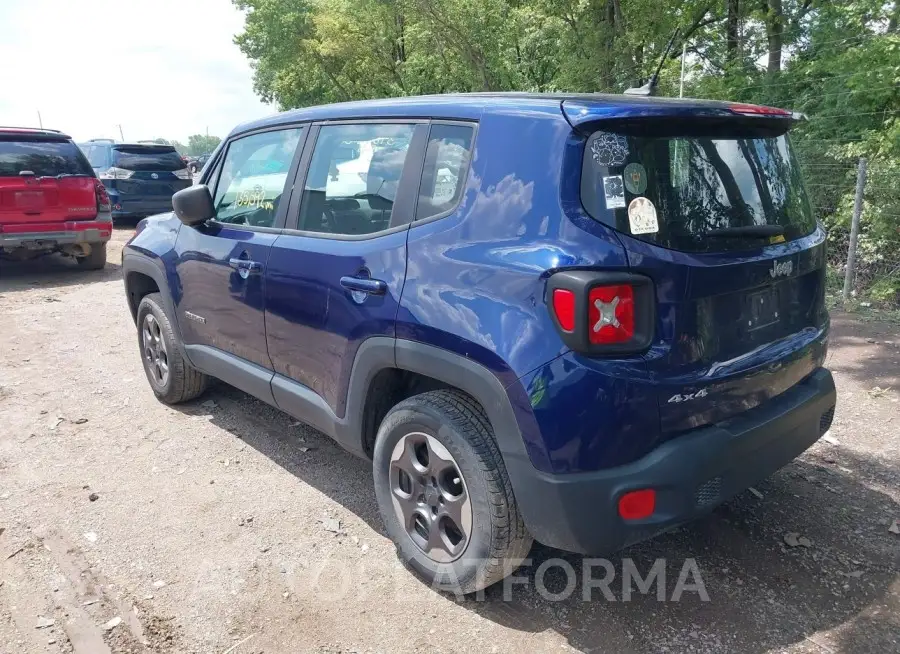 JEEP RENEGADE 2016 vin ZACCJBAT2GPC81205 from auto auction Iaai