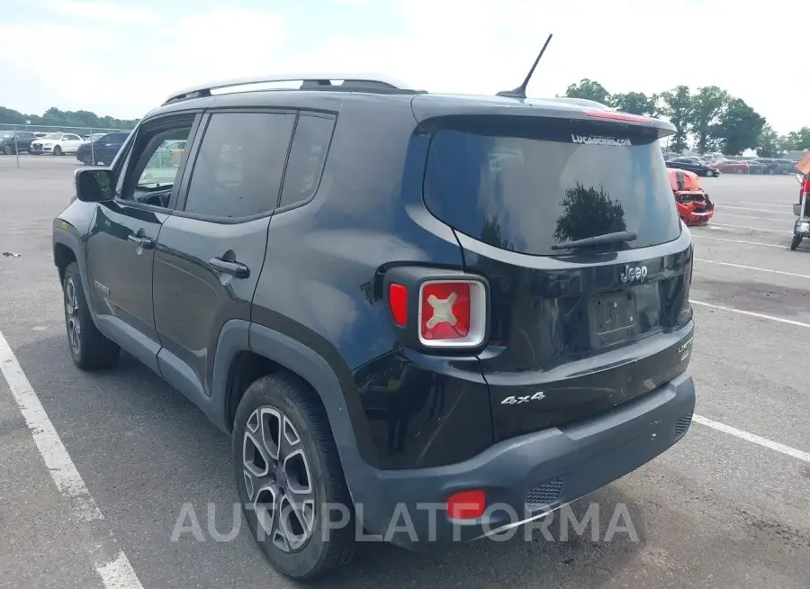 JEEP RENEGADE 2015 vin ZACCJBDT9FPB31294 from auto auction Iaai