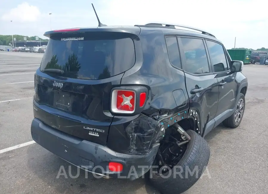 JEEP RENEGADE 2015 vin ZACCJBDT9FPB31294 from auto auction Iaai