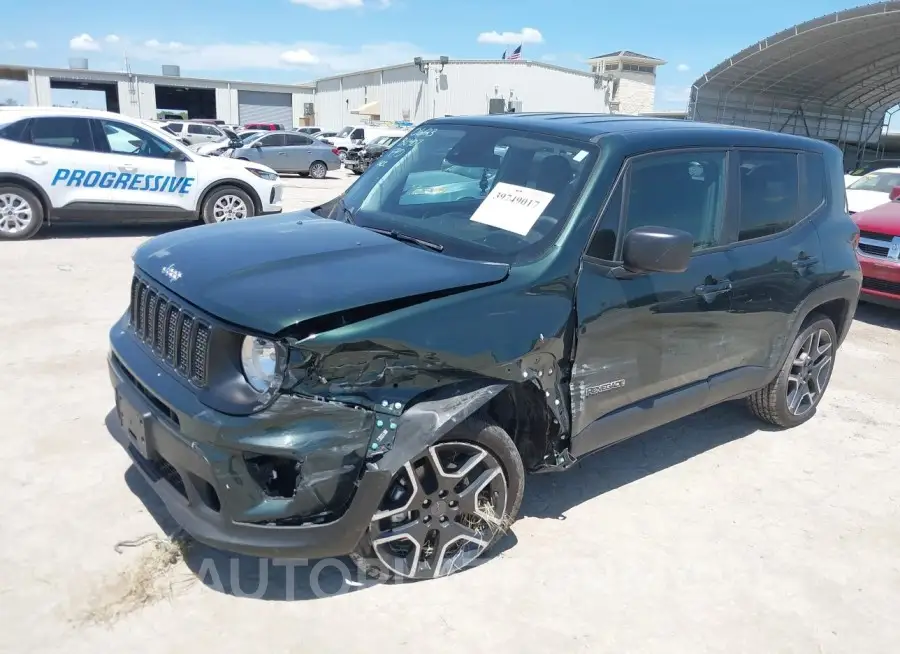 JEEP RENEGADE 2021 vin ZACNJDAB2MPM78606 from auto auction Iaai