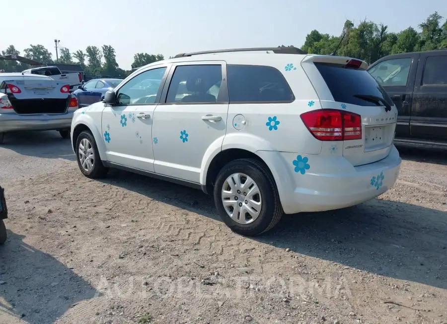 DODGE JOURNEY 2016 vin 3C4PDCAB9GT250225 from auto auction Iaai