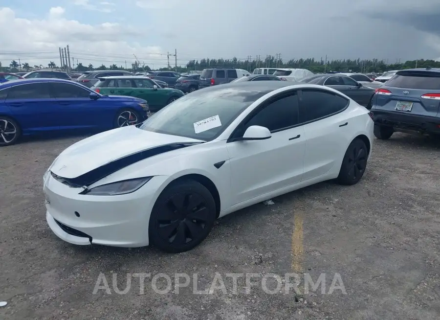 TESLA MODEL 3 2024 vin 5YJ3E1EA1RF756831 from auto auction Iaai