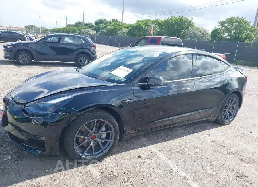 TESLA MODEL 3 2023 vin 5YJ3E1EB6PF592871 from auto auction Iaai