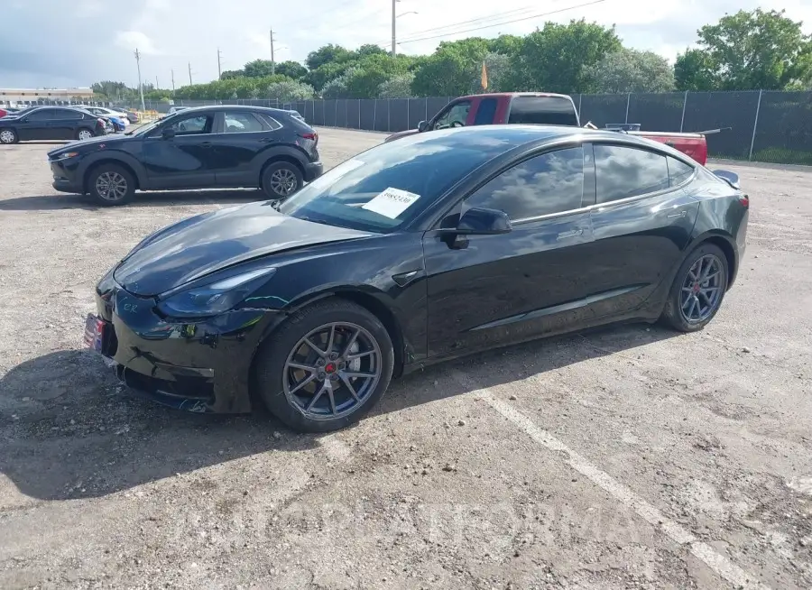 TESLA MODEL 3 2023 vin 5YJ3E1EB6PF592871 from auto auction Iaai