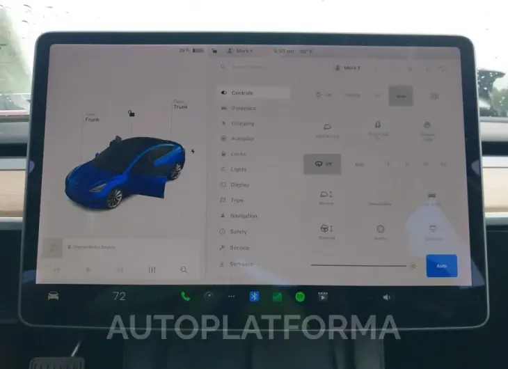 TESLA MODEL 3 2021 vin 5YJ3E1EB9MF975179 from auto auction Iaai