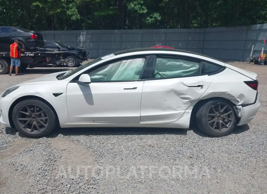 TESLA MODEL 3 2021 vin 5YJ3E1EBXMF034856 from auto auction Iaai