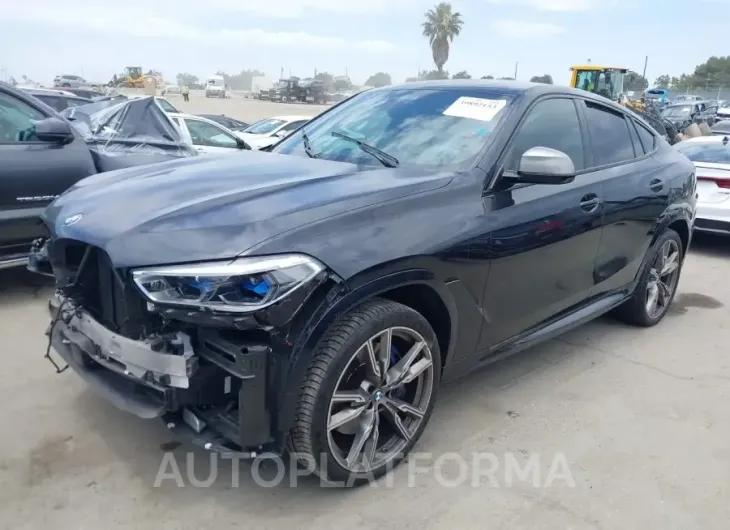 BMW X6 2021 vin 5UXCY8C07M9E21295 from auto auction Iaai