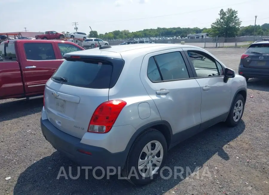 CHEVROLET TRAX 2016 vin 3GNCJKSB5GL262623 from auto auction Iaai