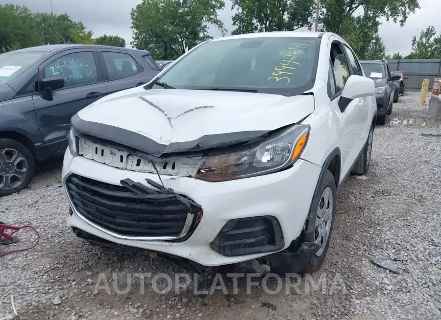 CHEVROLET TRAX 2017 vin KL7CJKSB8HB102812 from auto auction Iaai