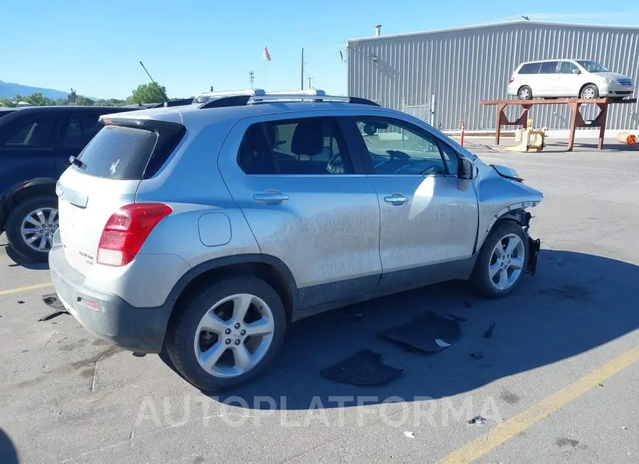 CHEVROLET TRAX 2016 vin KL7CJRSB3GB572270 from auto auction Iaai