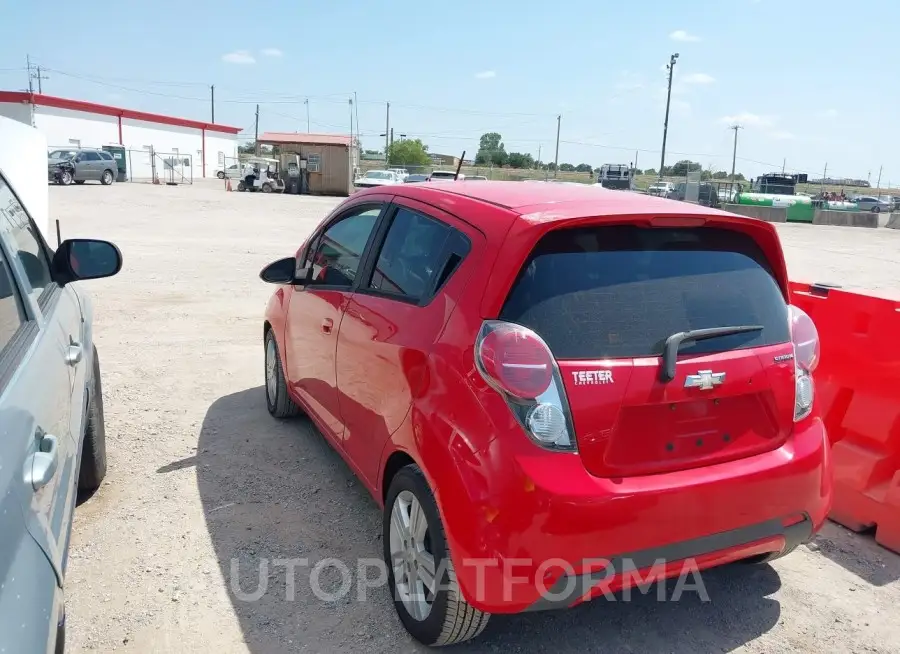 CHEVROLET SPARK 2015 vin KL8CD6S91FC801102 from auto auction Iaai