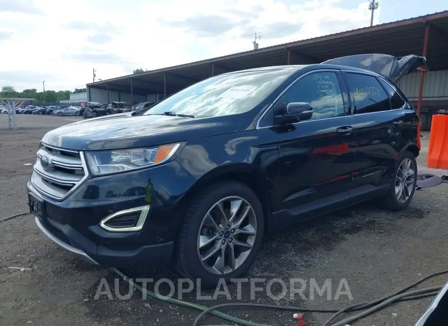 FORD EDGE 2015 vin 2FMPK4K97FBB76607 from auto auction Iaai