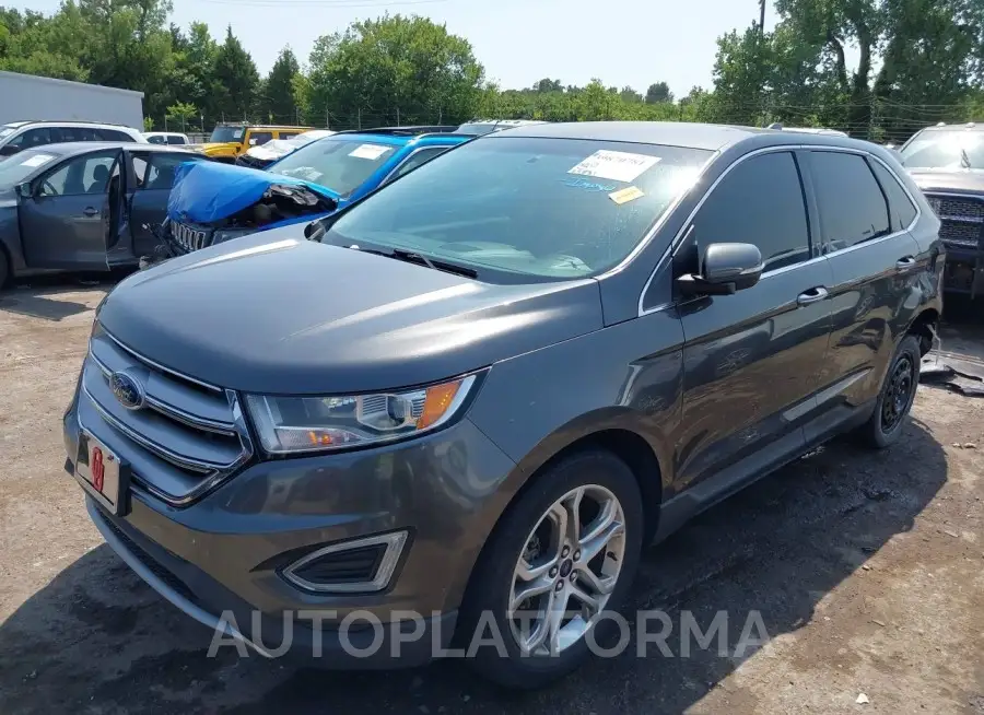 FORD EDGE 2015 vin 2FMTK3K92FBB52143 from auto auction Iaai