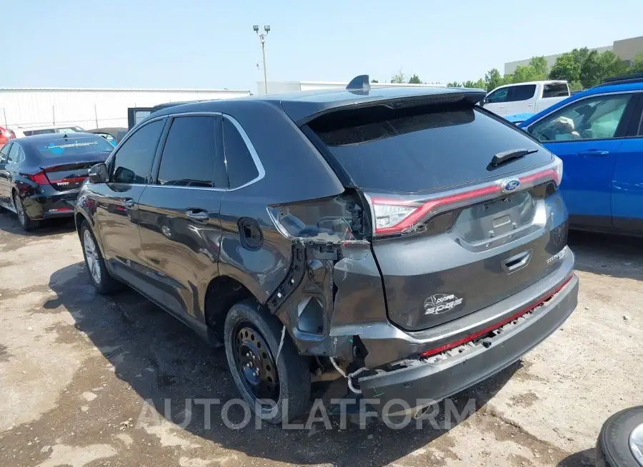 FORD EDGE 2015 vin 2FMTK3K92FBB52143 from auto auction Iaai