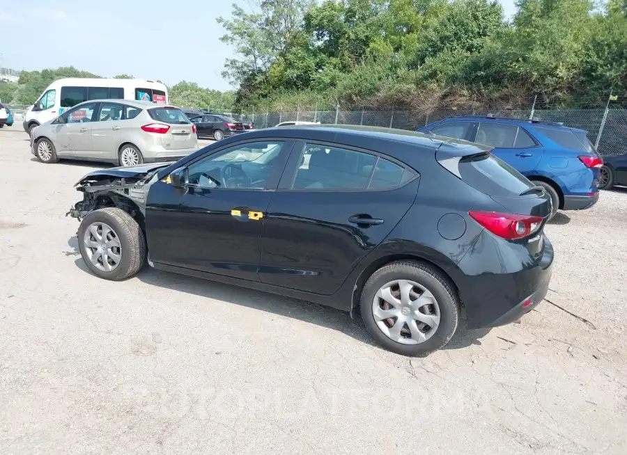 MAZDA MAZDA3 2016 vin JM1BM1J70G1340767 from auto auction Iaai