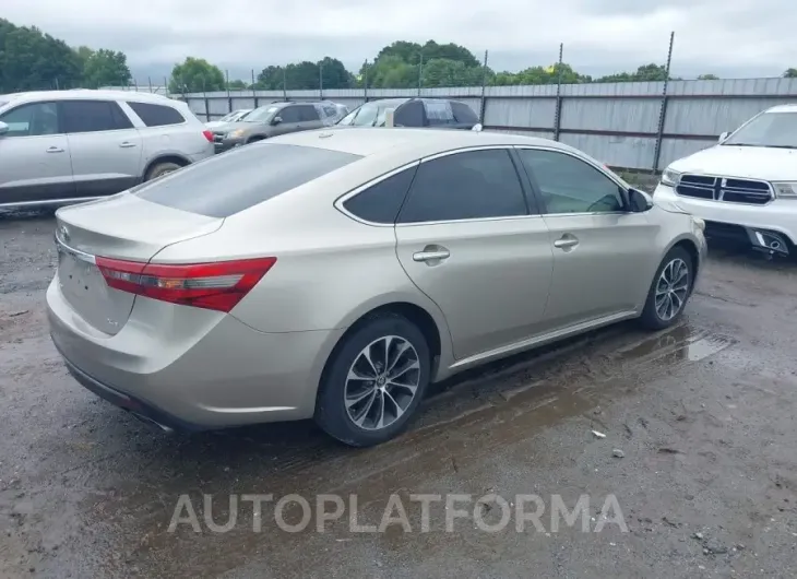 TOYOTA AVALON 2016 vin 4T1BK1EBXGU195767 from auto auction Iaai