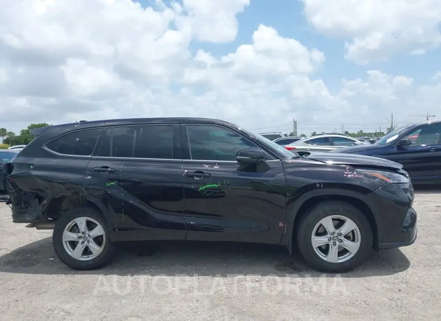 TOYOTA HIGHLANDER 2021 vin 5TDCZRAH9MS056341 from auto auction Iaai