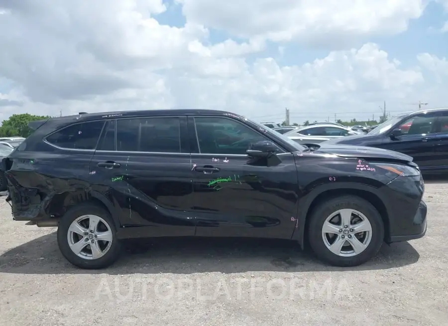 TOYOTA HIGHLANDER 2021 vin 5TDCZRAH9MS056341 from auto auction Iaai