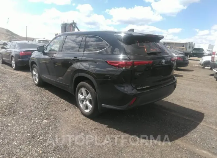 TOYOTA HIGHLANDER 2021 vin 5TDCZRBHXMS073308 from auto auction Iaai