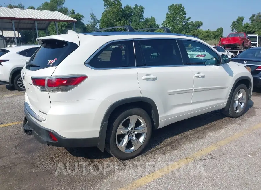 TOYOTA HIGHLANDER 2016 vin 5TDDKRFH9GS266573 from auto auction Iaai