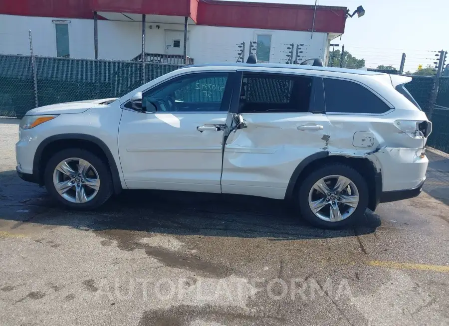 TOYOTA HIGHLANDER 2016 vin 5TDDKRFH9GS266573 from auto auction Iaai