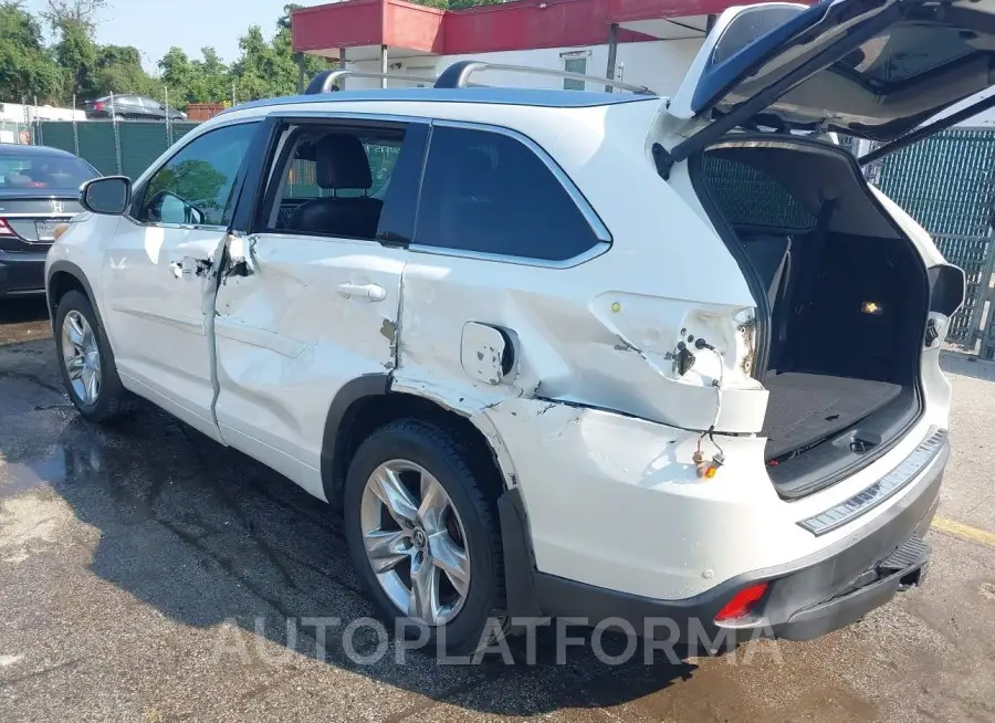 TOYOTA HIGHLANDER 2016 vin 5TDDKRFH9GS266573 from auto auction Iaai