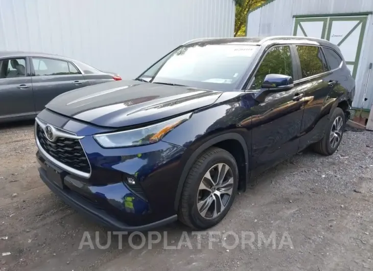 TOYOTA HIGHLANDER 2023 vin 5TDKDRAH1PS046997 from auto auction Iaai