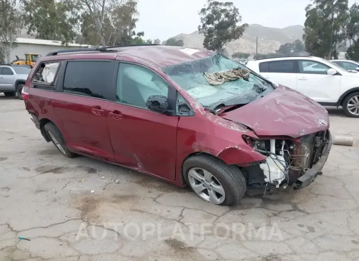 TOYOTA SIENNA 2015 vin 5TDKK3DC6FS536045 from auto auction Iaai