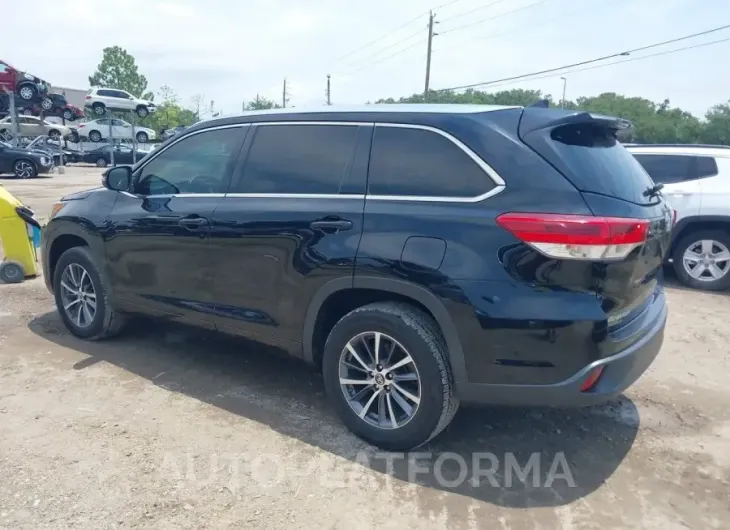 TOYOTA HIGHLANDER 2018 vin 5TDKZRFH8JS283990 from auto auction Iaai