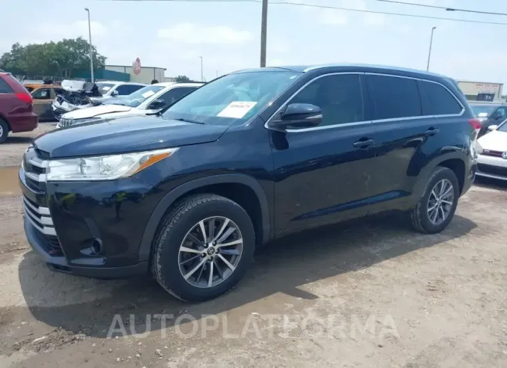 TOYOTA HIGHLANDER 2018 vin 5TDKZRFH8JS283990 from auto auction Iaai