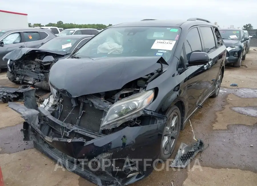 TOYOTA SIENNA 2018 vin 5TDXZ3DC5JS915399 from auto auction Iaai