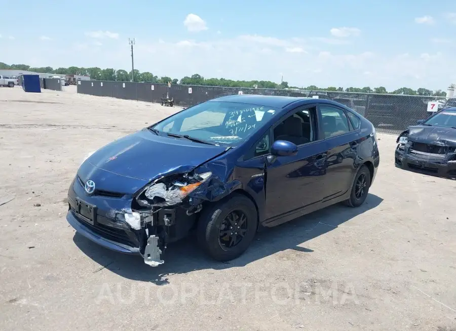 TOYOTA PRIUS 2015 vin JTDKN3DU9F0479603 from auto auction Iaai