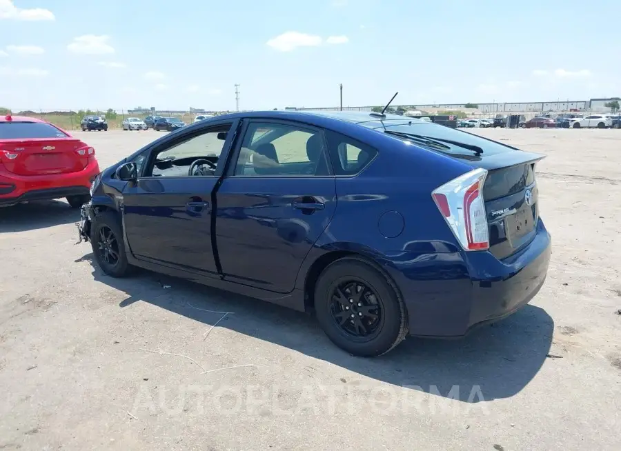 TOYOTA PRIUS 2015 vin JTDKN3DU9F0479603 from auto auction Iaai