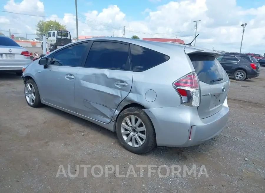 TOYOTA PRIUS V 2016 vin JTDZN3EU2GJ054409 from auto auction Iaai