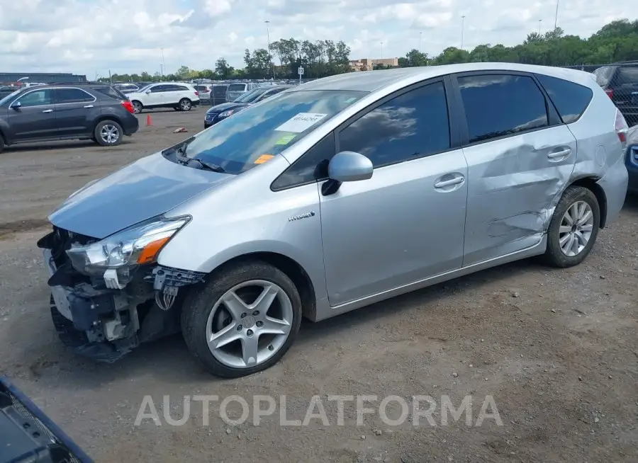 TOYOTA PRIUS V 2016 vin JTDZN3EU2GJ054409 from auto auction Iaai