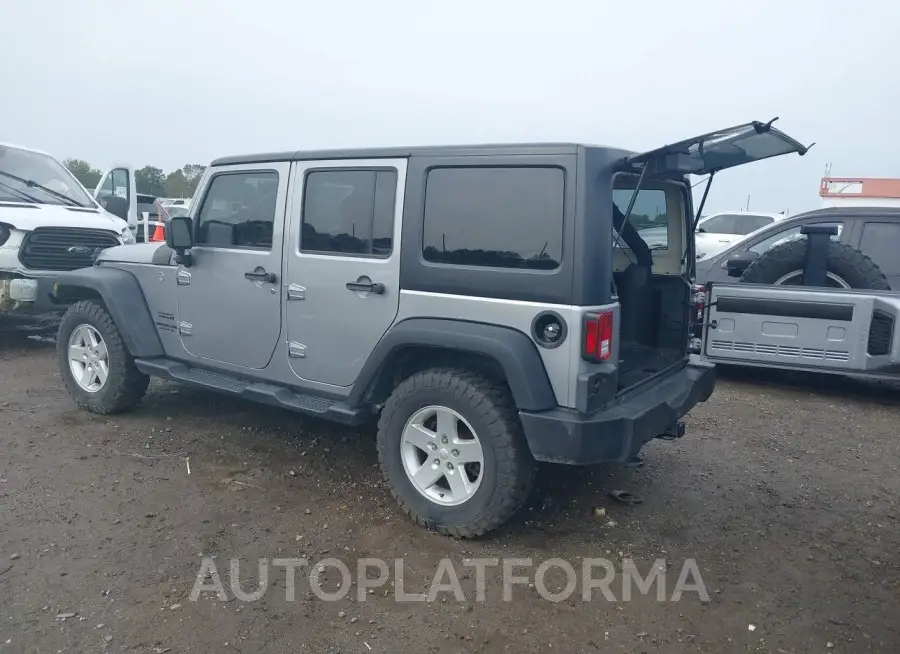 JEEP WRANGLER UNLIMITED 2016 vin 1C4BJWDG6GL298210 from auto auction Iaai