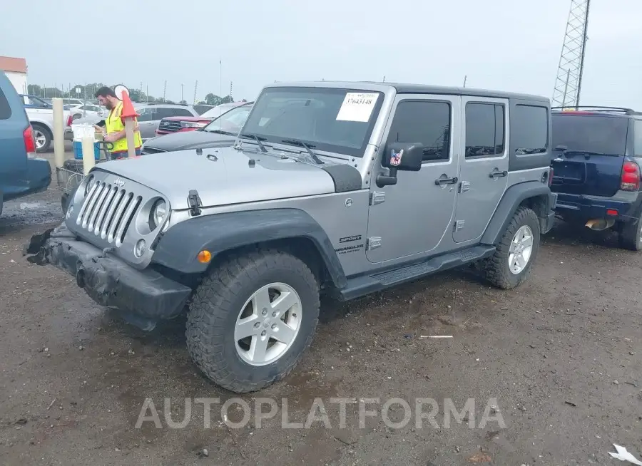 JEEP WRANGLER UNLIMITED 2016 vin 1C4BJWDG6GL298210 from auto auction Iaai