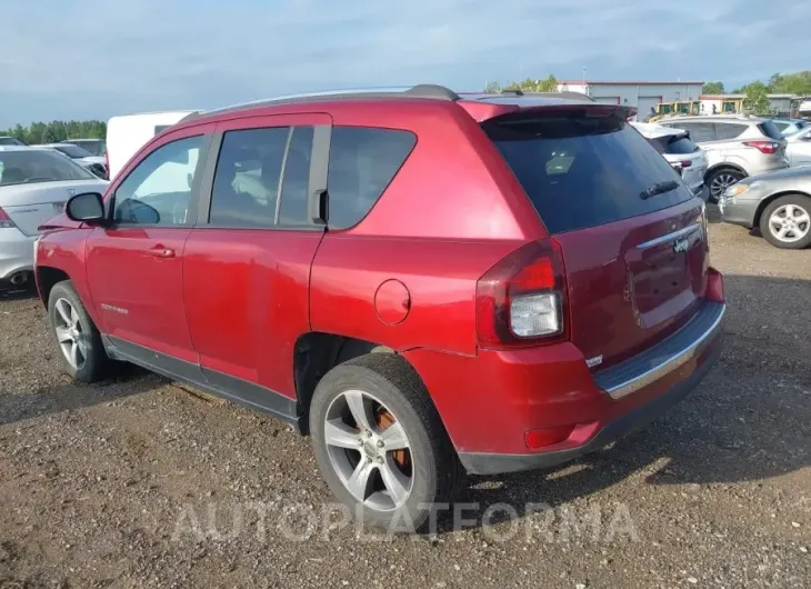 JEEP COMPASS 2017 vin 1C4NJCEB3HD186099 from auto auction Iaai