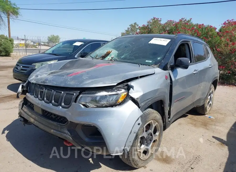 JEEP COMPASS 2022 vin 3C4NJDDB2NT105574 from auto auction Iaai