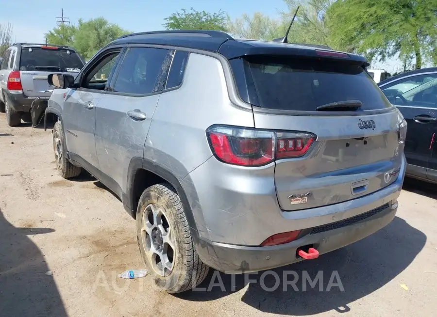 JEEP COMPASS 2022 vin 3C4NJDDB2NT105574 from auto auction Iaai