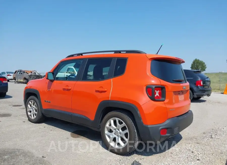 JEEP RENEGADE 2015 vin ZACCJABT1FPB86965 from auto auction Iaai