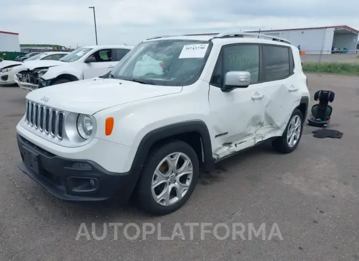 JEEP RENEGADE 2018 vin ZACCJADB9JPJ06189 from auto auction Iaai