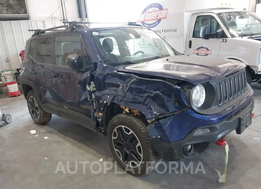 JEEP RENEGADE 2016 vin ZACCJBCT1GPC57071 from auto auction Iaai