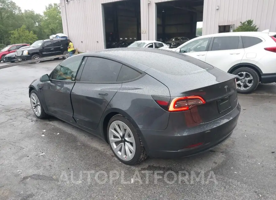 TESLA MODEL 3 2021 vin 5YJ3E1EB2MF850377 from auto auction Iaai