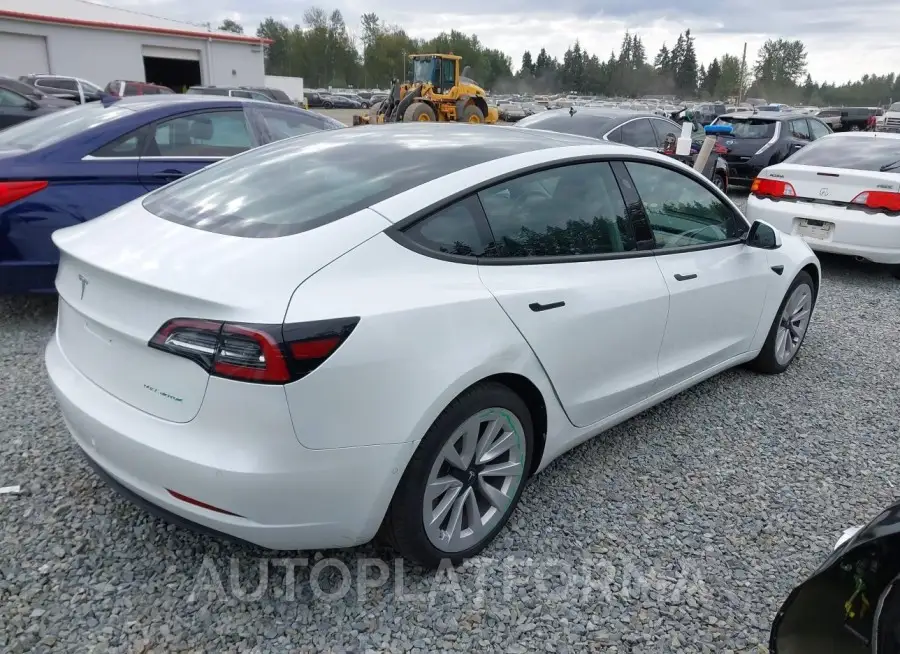 TESLA MODEL 3 2022 vin 5YJ3E1EB6NF210089 from auto auction Iaai