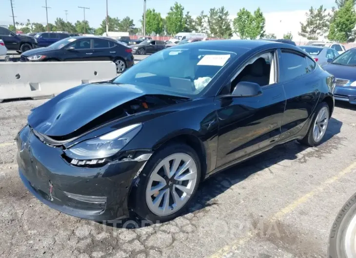 TESLA MODEL 3 2021 vin 5YJ3E1EB7MF075798 from auto auction Iaai